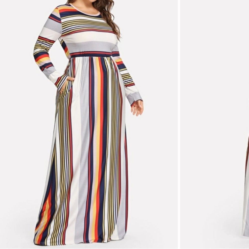 *NEW*Ladies Plus Size SHEIN Dress w/Hidden Pockets